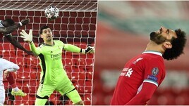 Courtois super, Salah si dispera: il Real elimina il Liverpool