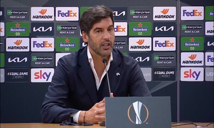 Fonseca: "Vogliamo la finale di Europa League"