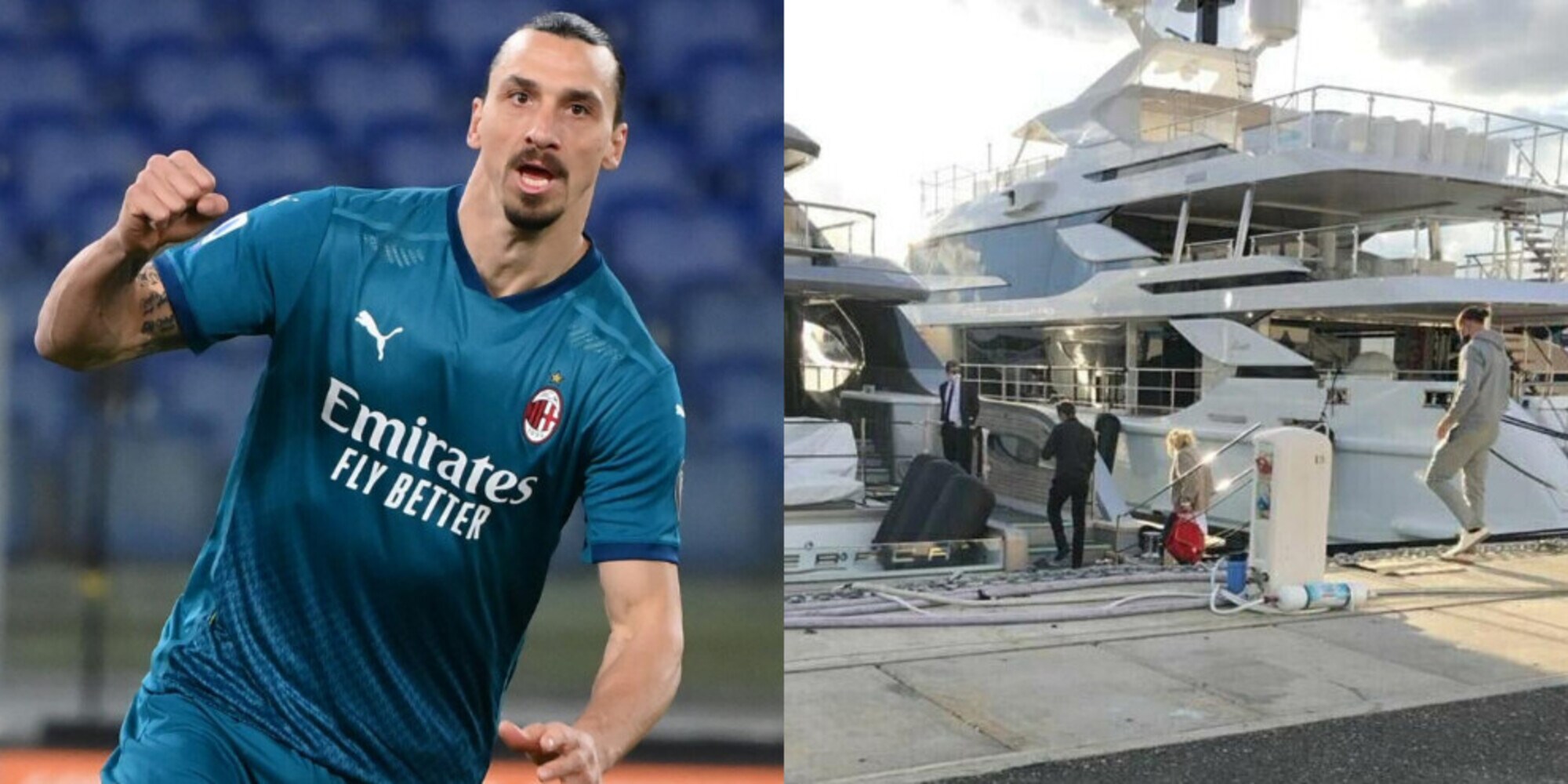 Ibrahimovic a Livorno per una barca da venti milioni di euro