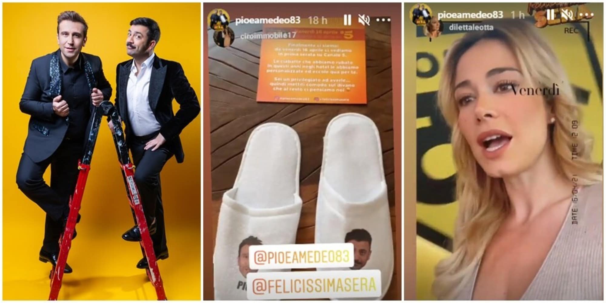 Pio e Amedeo, perchè le ciabatte a Diletta Leotta, Immobile e Pintus?