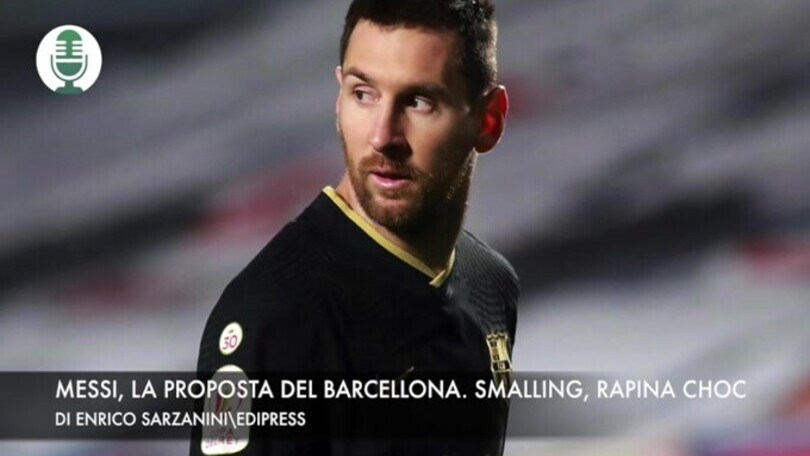 Messi, l'offerta del Barcellona. Smalling, rapina choc a casa