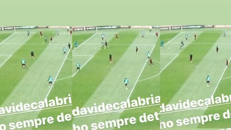 Donnarumma e Calabria, partitella e sfottò social