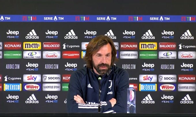 Pirlo: "Cristiano Ronaldo non gioca contro l'Atalanta"