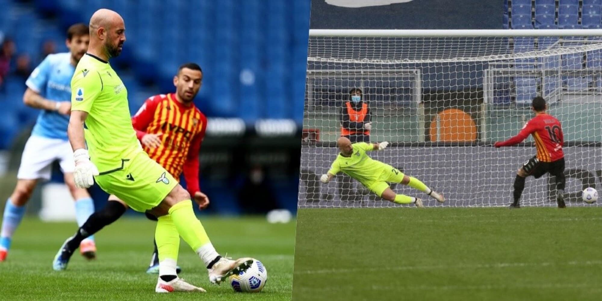 Lazio, Reina e il 5-3 al Benevento: "Riflettiamo fortemente"