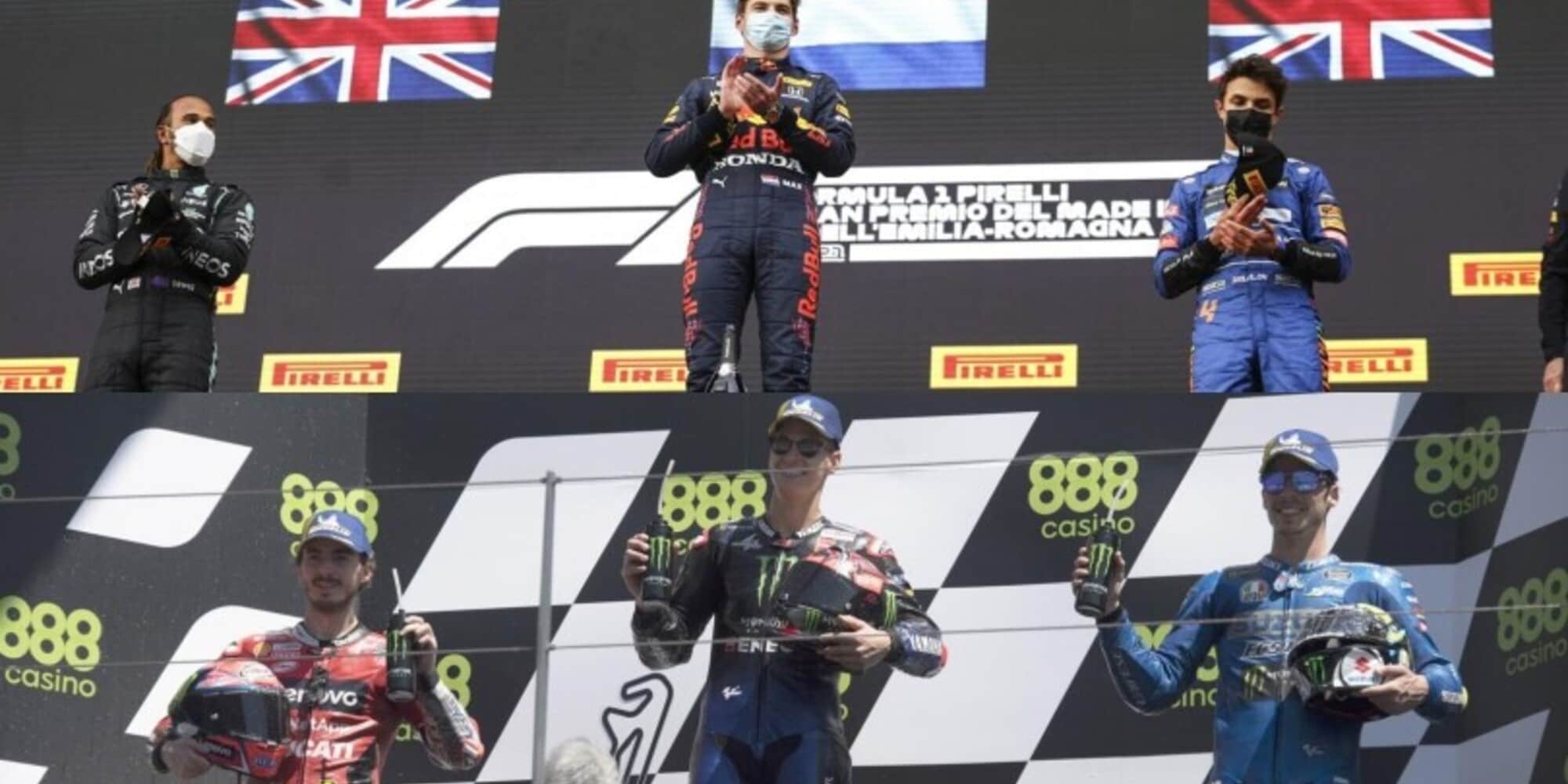 Formula 1 a Imola e MotoGP a Portimao, successo di ascolti tv su Sky e Tv8