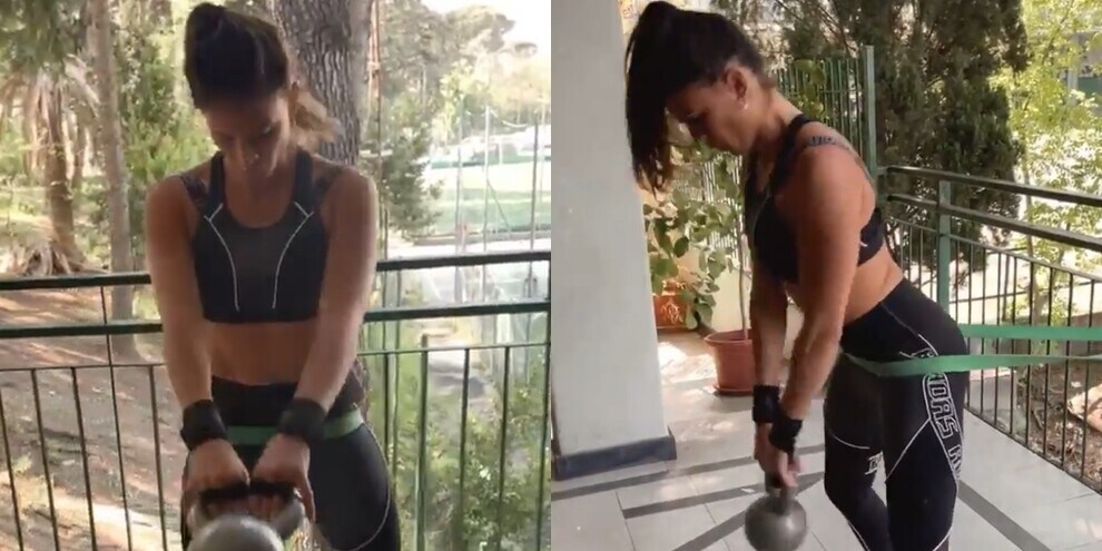 Carolina Marcialis, allenamento super anche oggi!