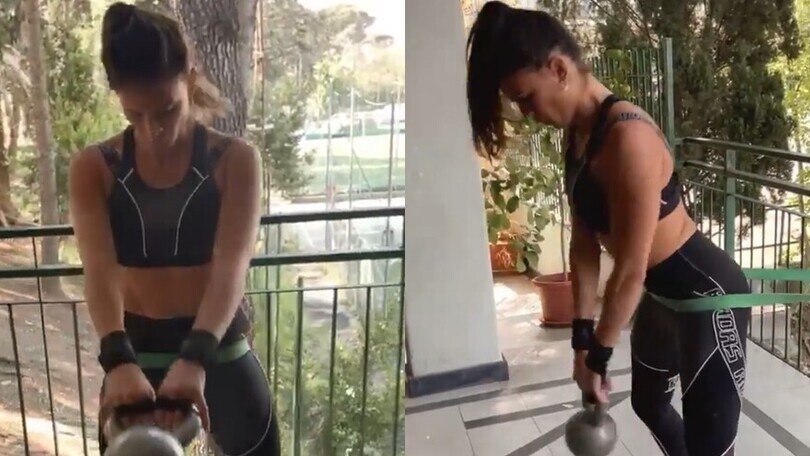 Carolina Marcialis, allenamento super anche oggi!