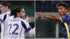 Vlahovic e Caceres a segno: colpo Fiorentina a Verona