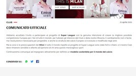 Ufficiale: il Milan abbandona la Superlega