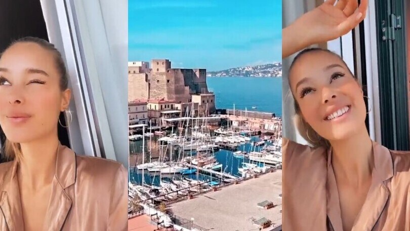 Viky Varga, risveglio da sogno sul Golfo di Napoli