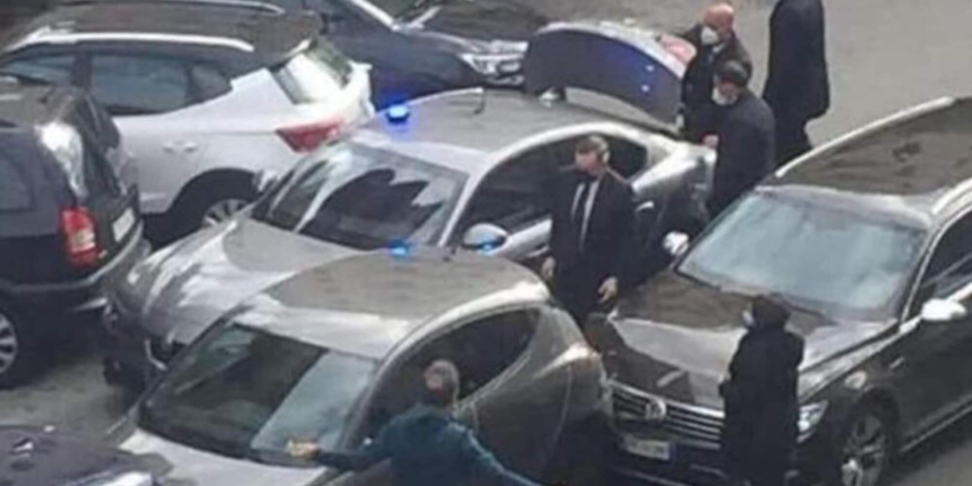 Roma, tamponamento in auto per Mario Draghi