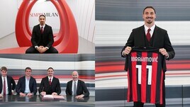 Ibrahimovic rinnova col Milan: le immagini dello Z-Day
