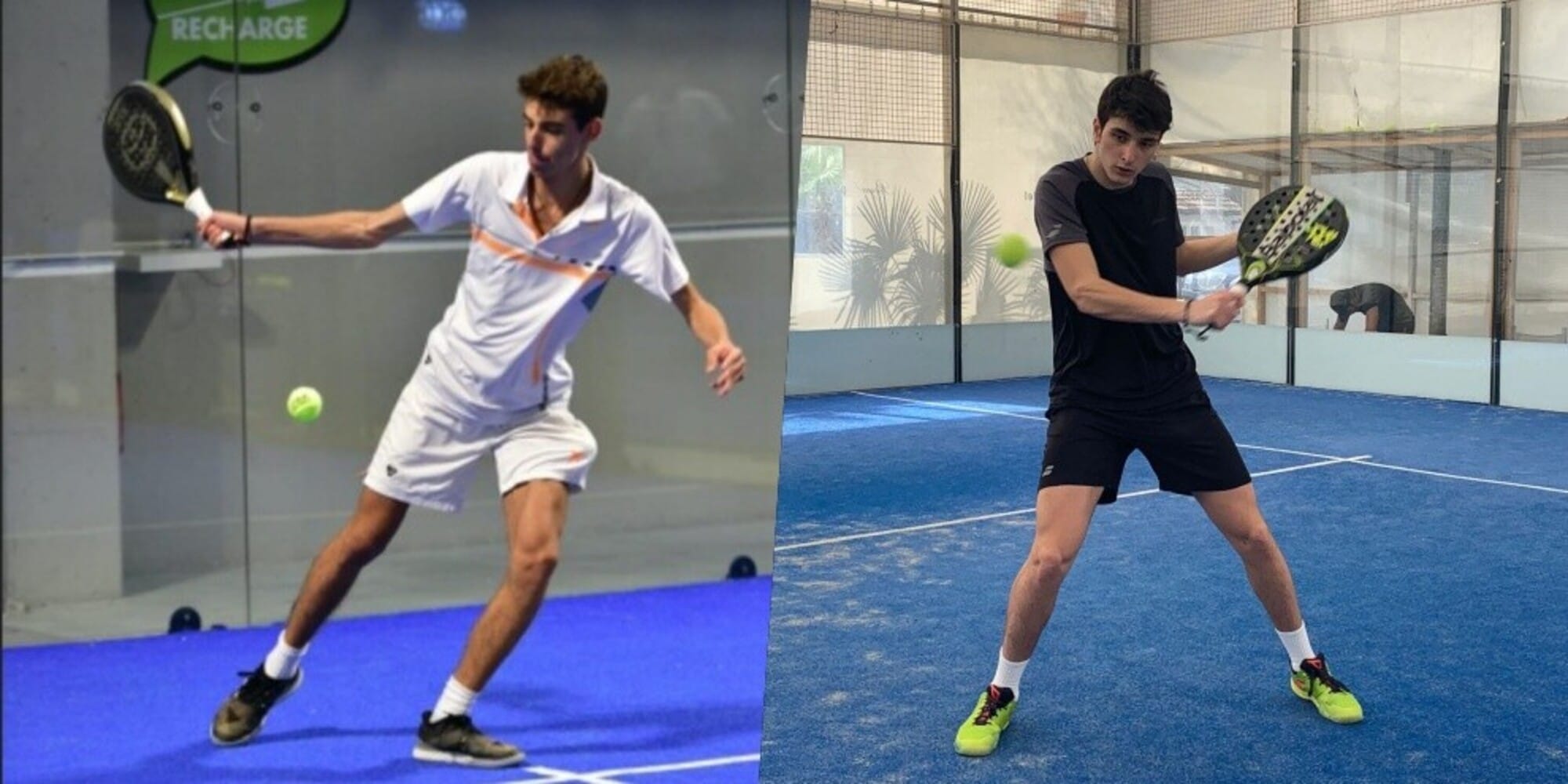 Lorenzo Cerignano e Filippo Necchi, promesse azzurre del padel