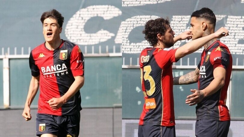 Scamacca e un gioiello di Shomurodov, il Genoa stende lo Spezia
