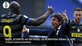 Inter ad un passo dallo scudetto. La Fiorentina ferma la Juventus