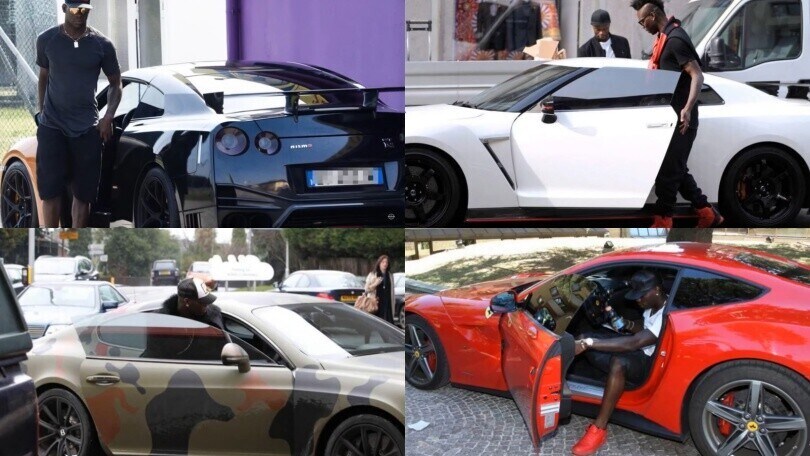 Balotelli, le auto presenti nel garage di Super Mario