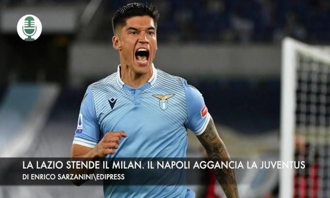 La Lazio stende il Milan. Il Napoli aggancia la Juventus