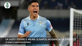 La Lazio stende il Milan. Il Napoli aggancia la Juventus