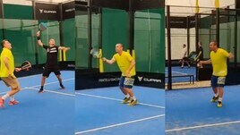 Vieri, Albertini e Cassano: sfida a padel e sfottò tra amici