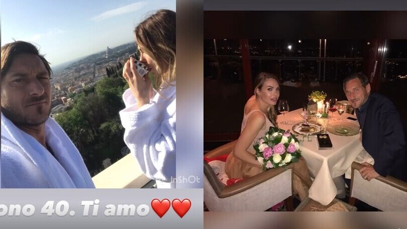 Totti, il video pubblicato per il compleanno di Ilary