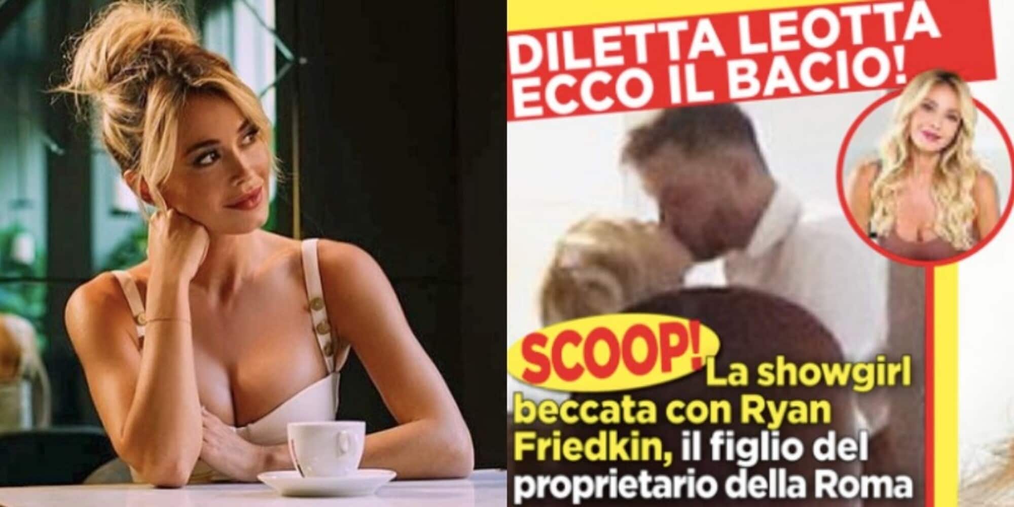 “Diletta Leotta e Ryan Friedkin: c'è la foto del bacio"