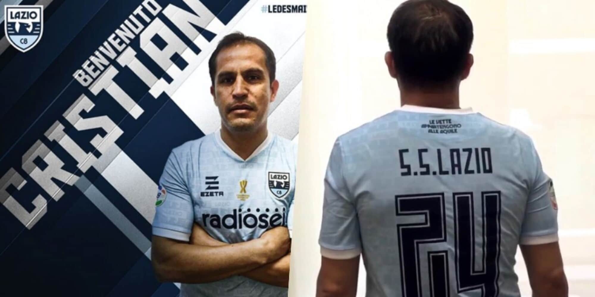 La Lazio Calcio a8 abbraccia Ledesma: “Is back!”