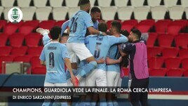 Champions, Guardiola vede la finale. La Roma cerca l'impresa