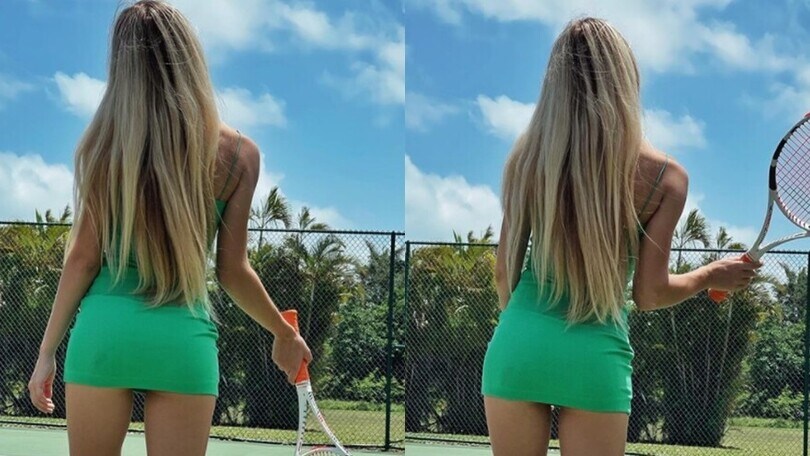Angelina Dimova, il sexy allenamento della tennista ucraina