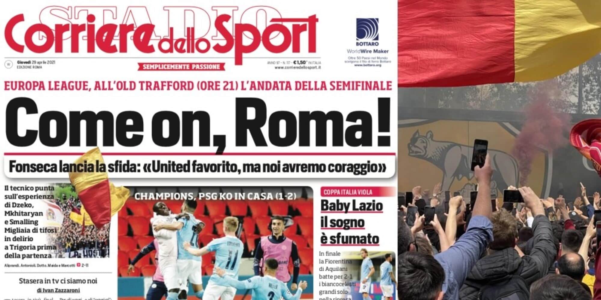 Manchester United-Roma, stasera in tv ci siamo noi