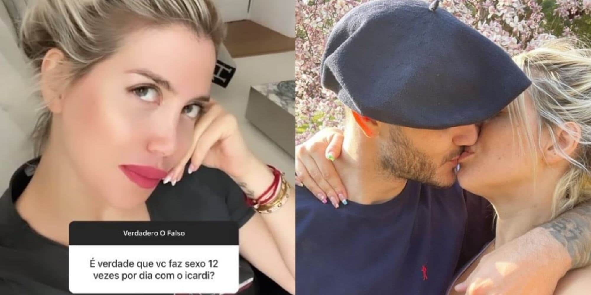 Wanda Nara e il sesso con Icardi: "Lo fate 12 volte al giorno?"