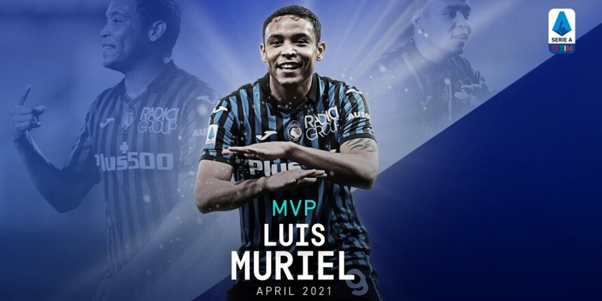 Serie A, Muriel è l'MVP di aprile