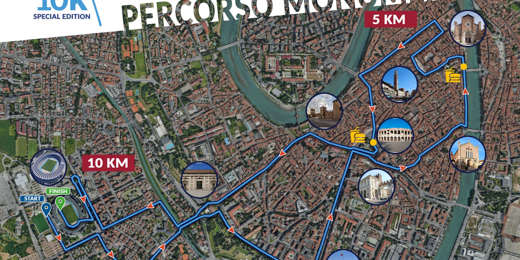 Giulietta&Romeo Half Marathon raddoppia con la Monument Run 10k Special Edition