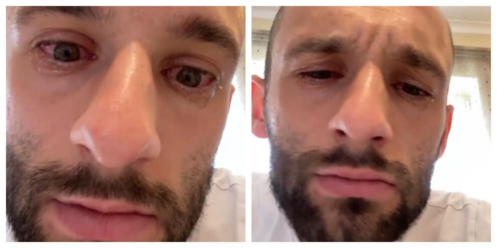 Brozovic, il mistero delle lacrime social