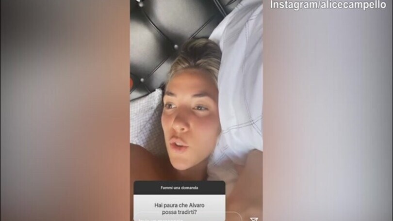 Alice Campello sicura: "Morata non mi tradirà mai"