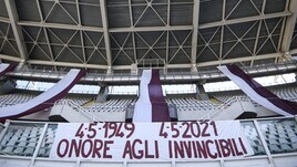 All'Olimpico Grande Torino uno striscione per gli ‘Invincibili’