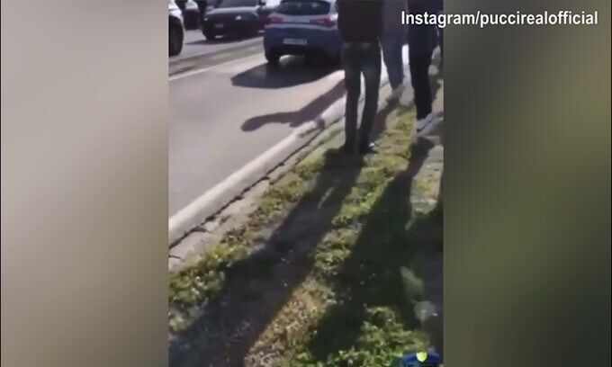 Scudetto Inter, Pucci festeggia con la polizia