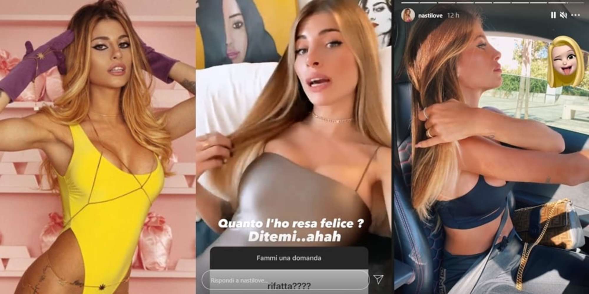 Chiara Nasti risponde alla domanda: "Sei rifatta?". E su Zaniolo...