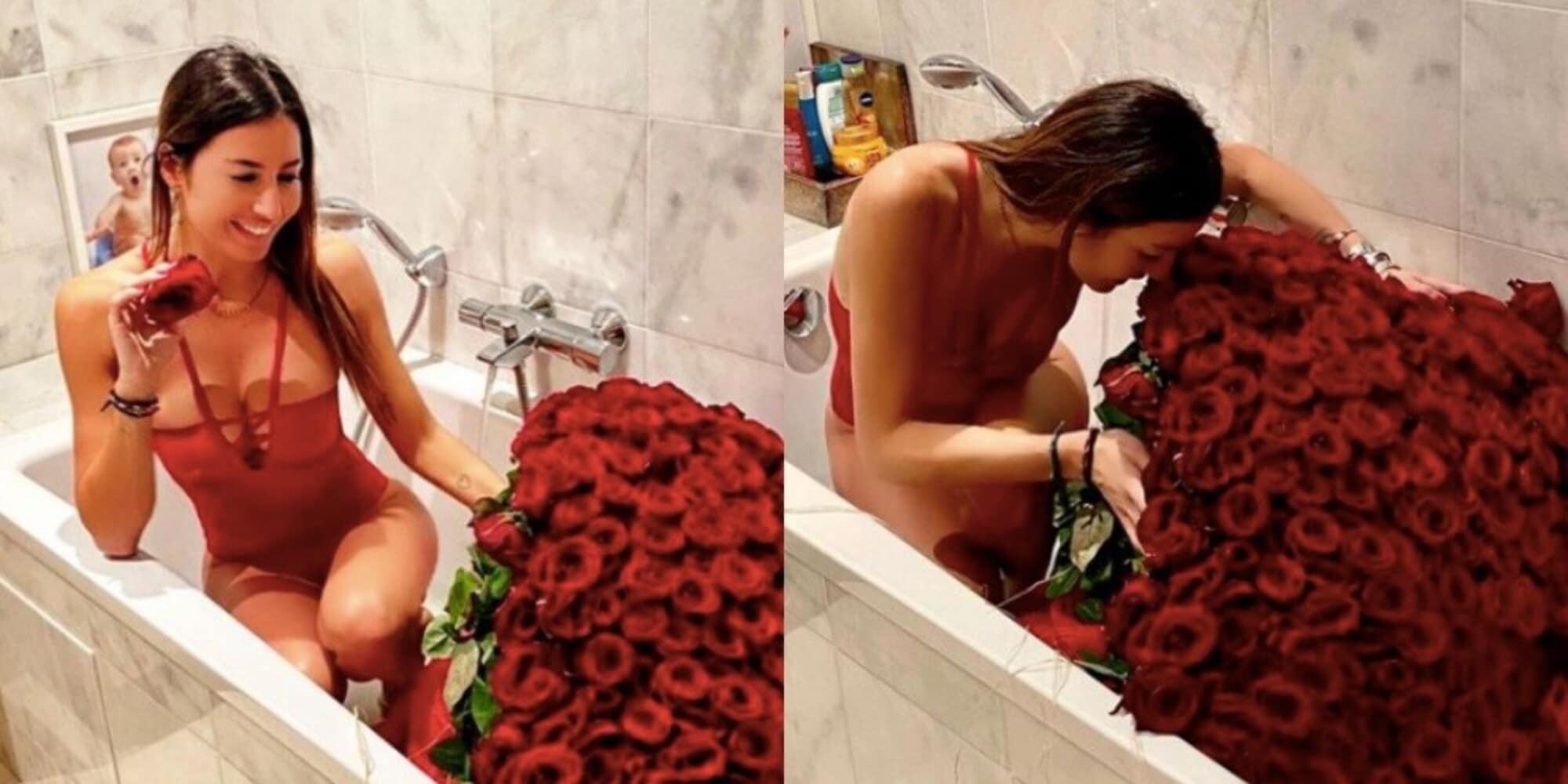 Gregoraci e le rose rosse: svelato il nome dell'ammiratore segreto