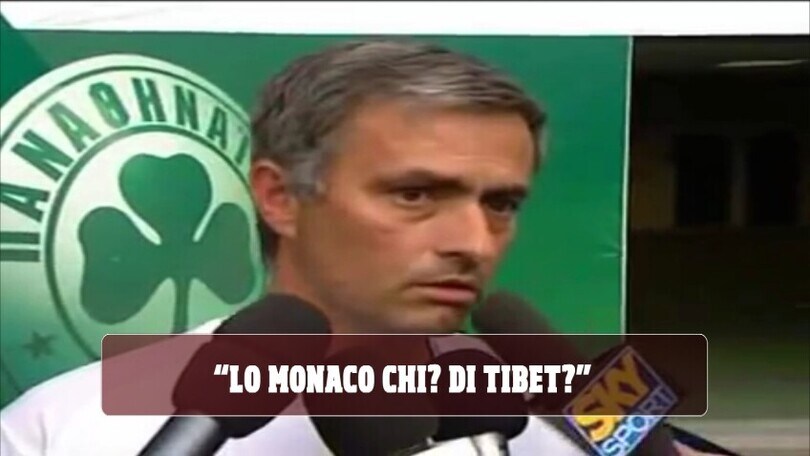 Mourinho style, le frasi celebri: "Lo Monaco chi? di Tibet?"