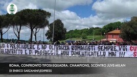 Roma, confronto tifosi-squadra. Serie A, scontro Champions