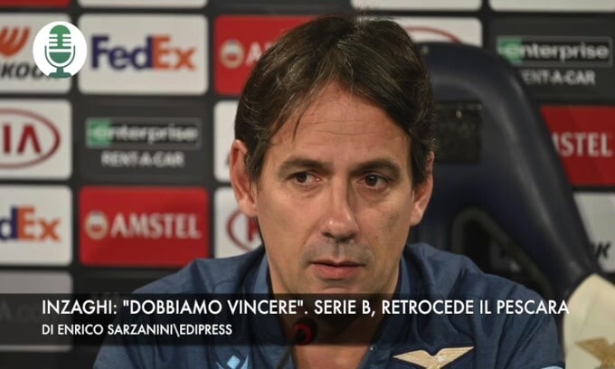 Inzaghi: "Dobbiamo vincere". Serie B, retrocedono Pescara e Reggiana