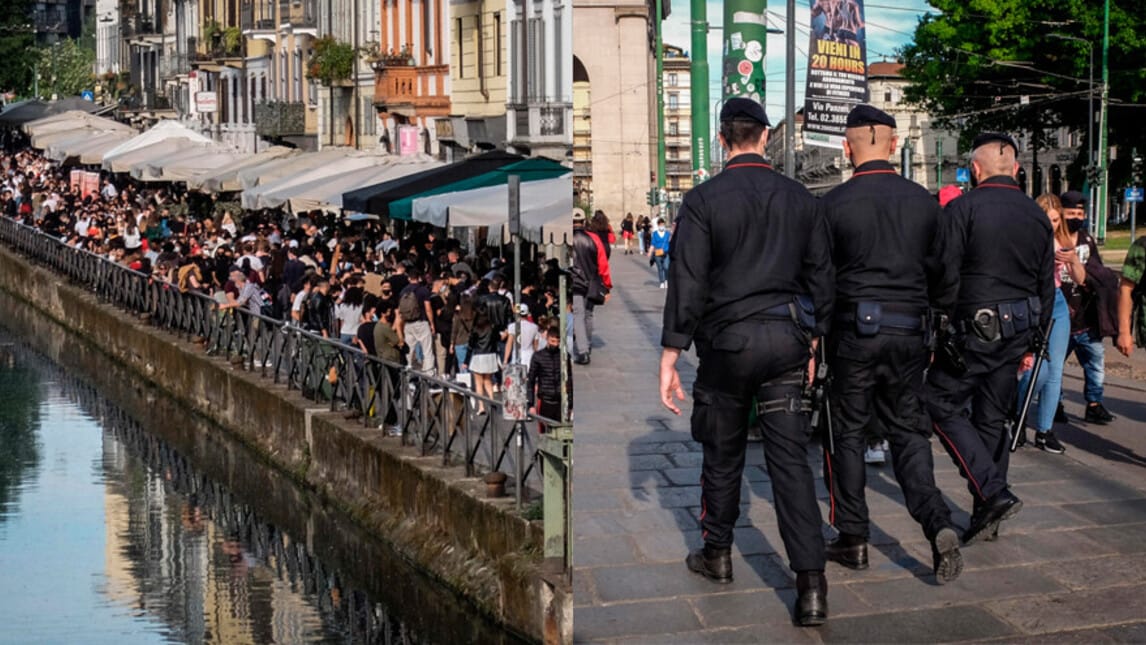 Milano, esplode la movida: assembramenti sui Navigli!