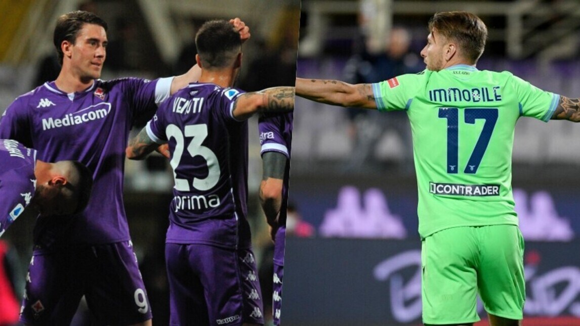 Vlahovic sempre in gol: la Fiorentina batte la Lazio 2-0