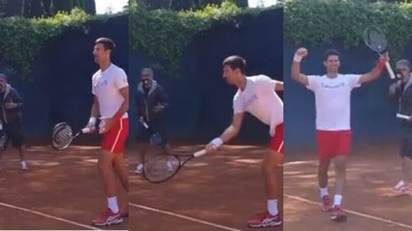 Novak Djokovic e Fiorello: la sfida sul campo da tennis