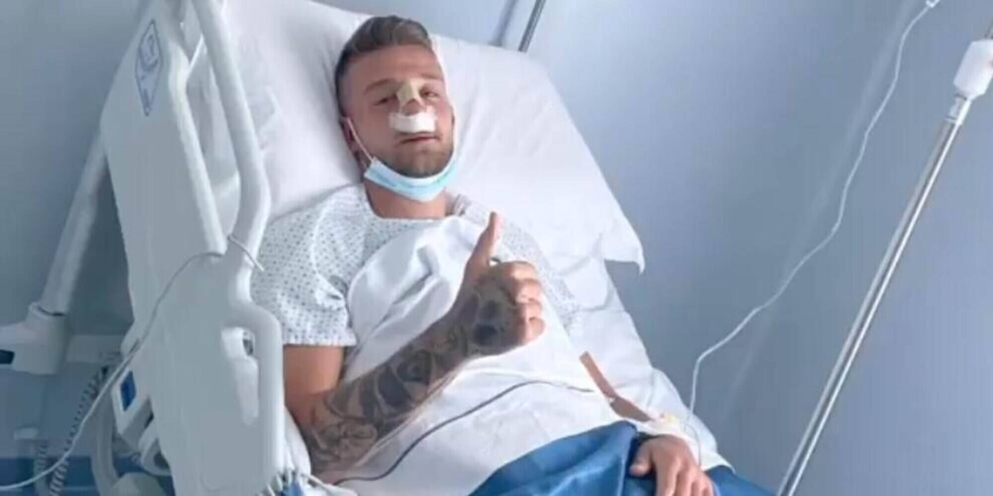 Lazio, Milinkovic operato al naso: intervento ok