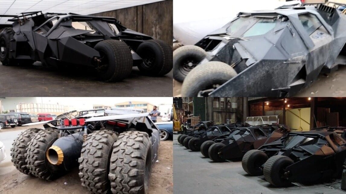 Batmobile originale abbandonata a Dubai