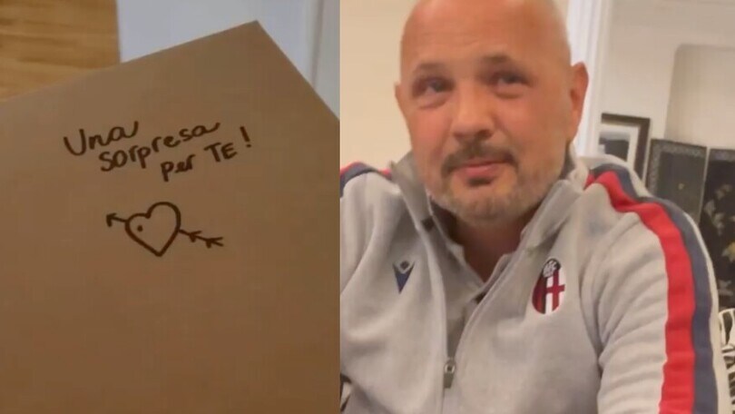 La sorpresa di Virginia a Mihajlovic: emozioni e lacrime