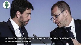 Superlega, procedimento della Uefa. Gravina: "Non farò da mediatore"