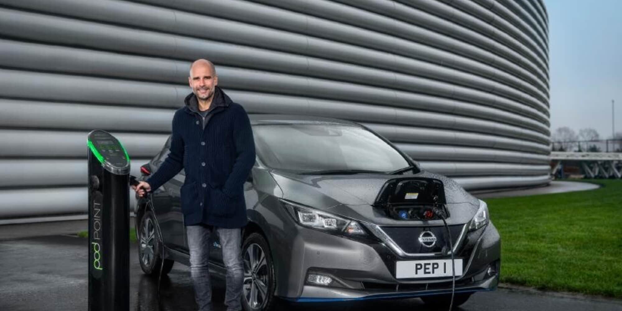 Nissan Leaf e Pep Guardiola: insieme verso un futuro elettrificato e sostenibile