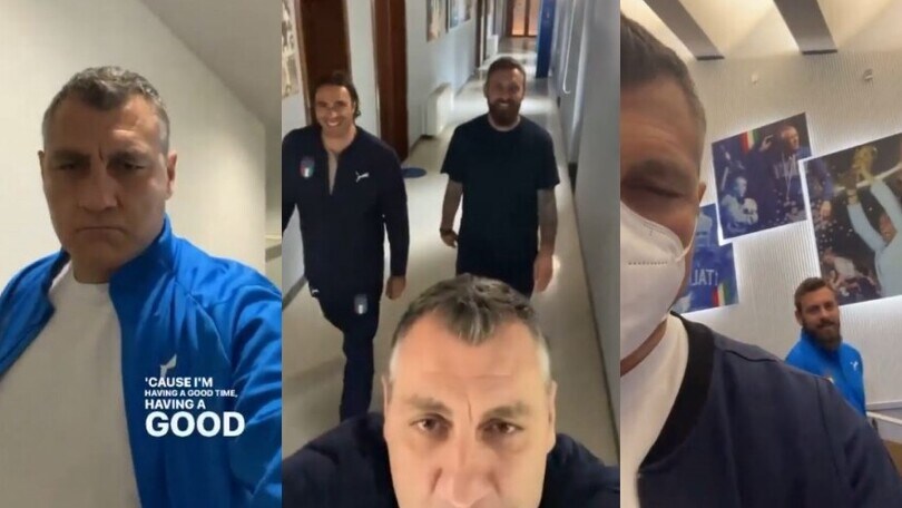 Vieri a Coverciano, il siparietto divertente con De Rossi